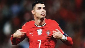 رد فعل رونالدو عقب مباراة الكونغو